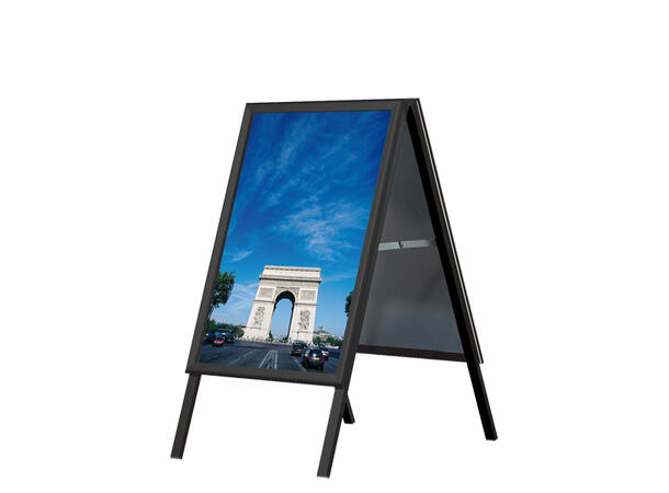 Plakatstativ Snap 32 mm,70 x 100 cm,sort 